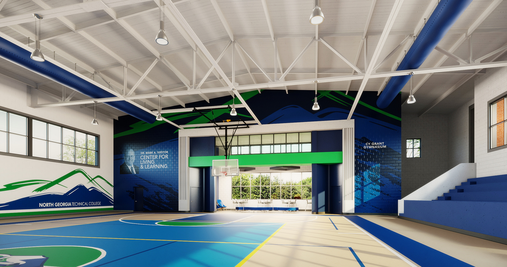 interior gym rendering