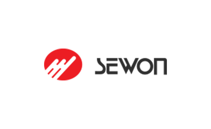 sewon logo black and red